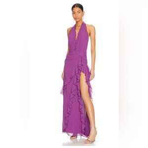 NBD Celenia Maxi Dress in Purple
